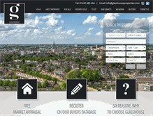 Tablet Screenshot of glasshouseproperties.com